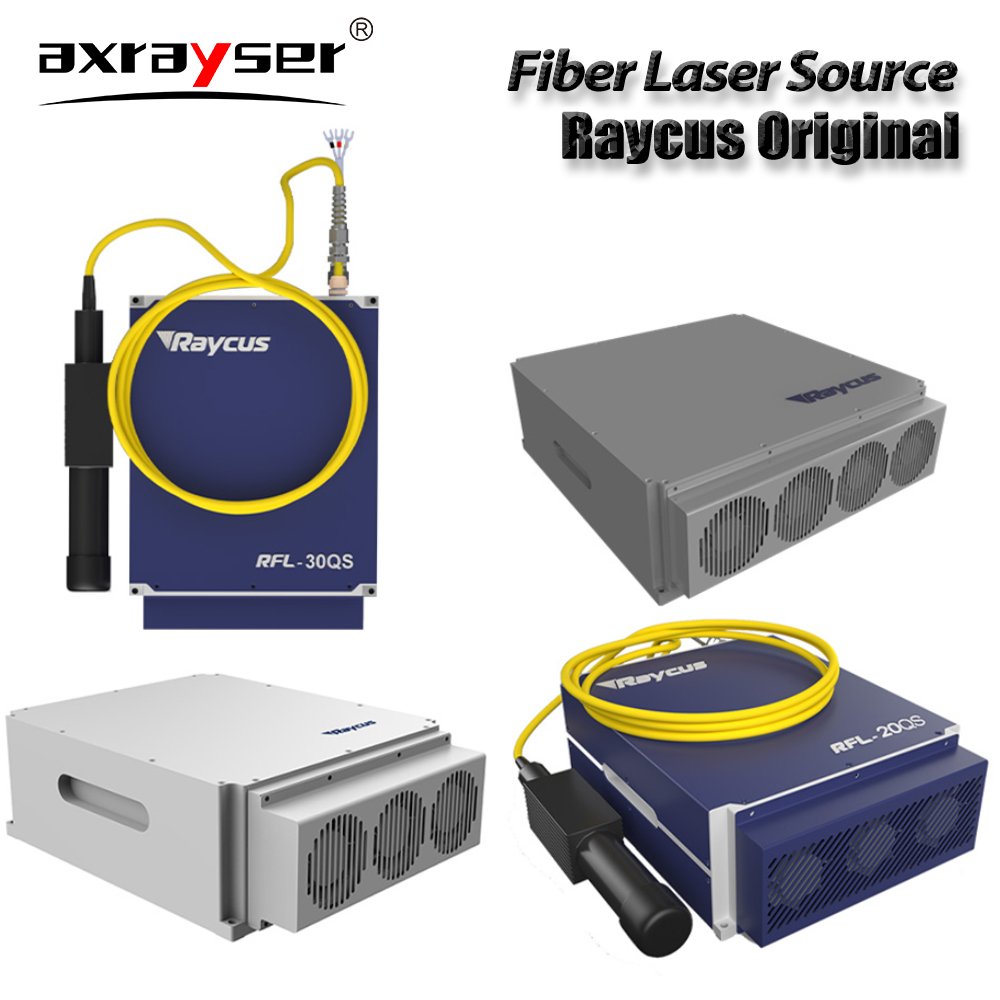 Fiber Laser Marking Machine 30W - مصدر ليزر ألياف رايكوس الأصلي نبضي