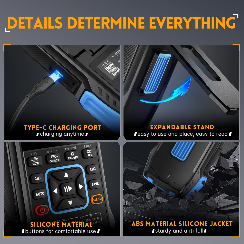 Fnirsi Digital Oscilloscope Handheld - 2C23T جهاز راسم إشارة رقمي 3