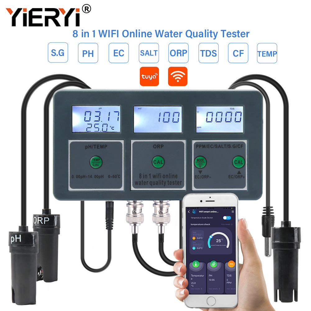 Ph Meter Digital Water Tester - جهاز مراقبة جودة المياه في الأحواض