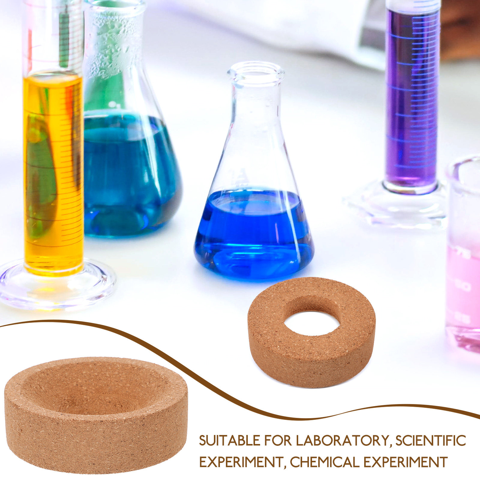 حامل قارورة من الفلين للقارورة - مراجعة Lab Equipment وسعره