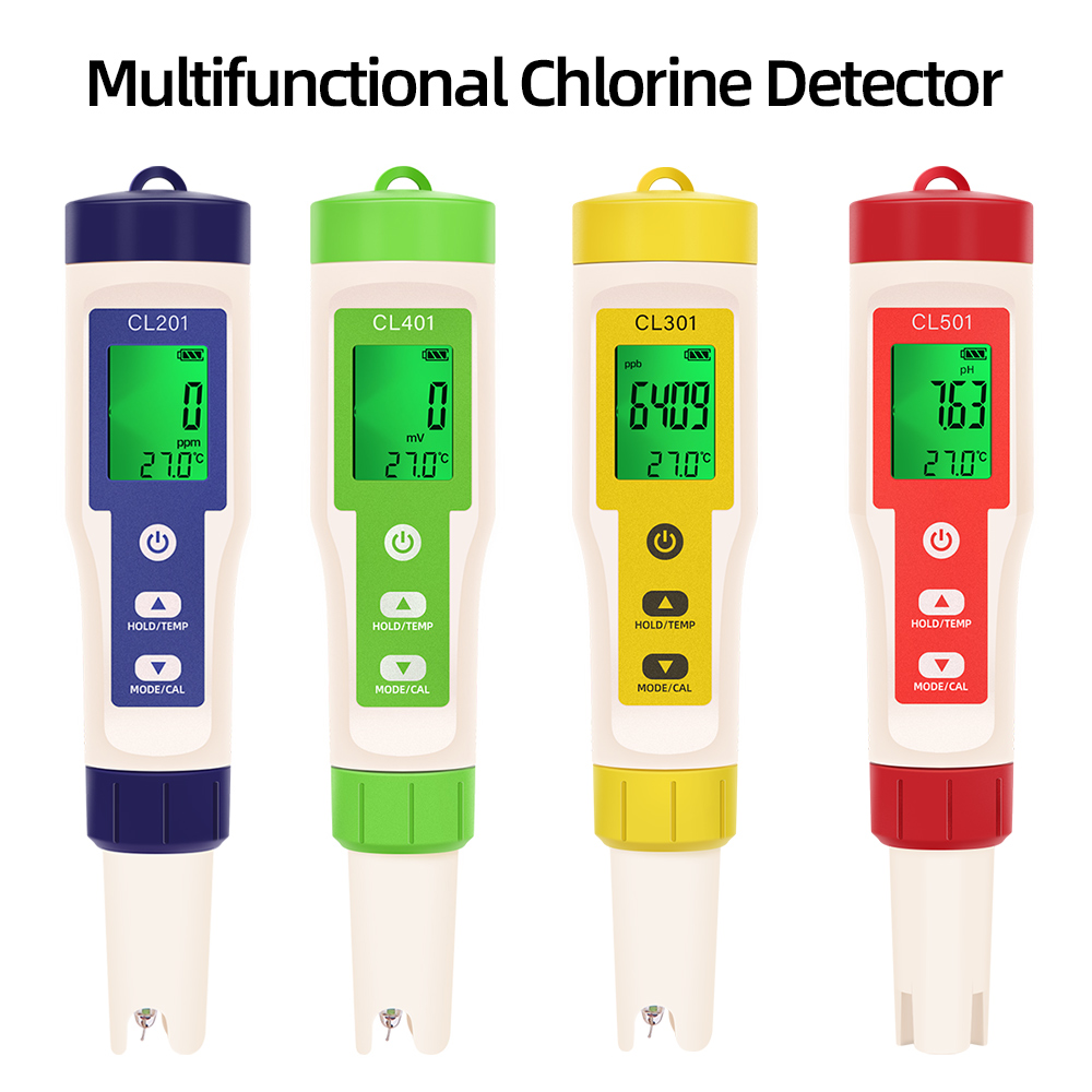 PH/CL2/H2/ORP/مقياس الحرارة كا - مراجعة Ph Meter Digital Water Tester وسعره