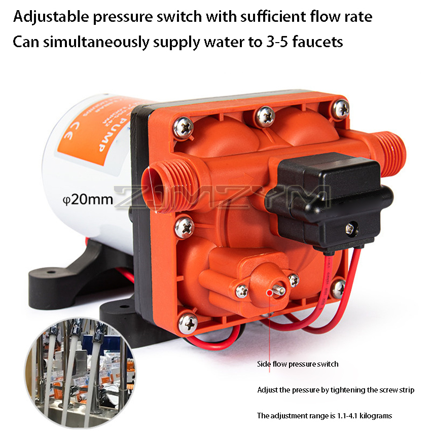 مضخة مياه كهربائية ذاتية التحض - مراجعة Mini Peristaltic Pump 12V وسعره
