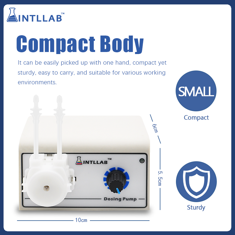 مضخة تمعجية قابلة للبرمجة 12 ف - مراجعة Mini Peristaltic Pump 12V وسعره
