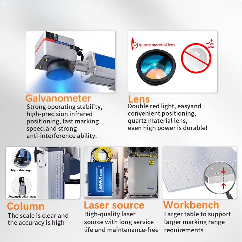 ماكينة ليزر جونفي جي بي تي راي - مراجعة Fiber Laser Marking Machine 30W وسعره
