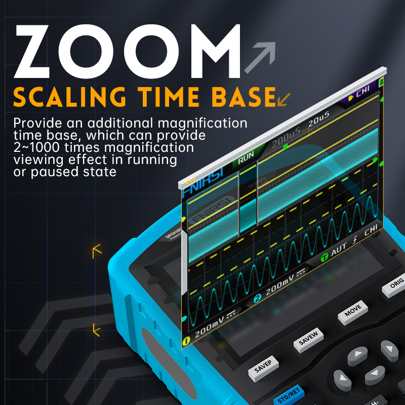 جهاز قياس الإشارة الرقمي المحم - مراجعة Fnirsi Digital Oscilloscope Handheld وسعره