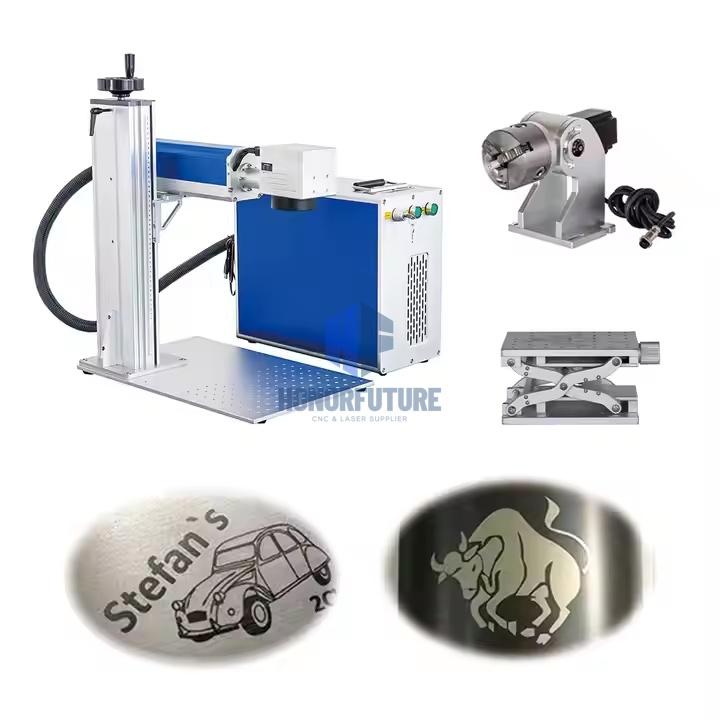 آلة وسم بالليزر للمكتب بقوة 30 - مراجعة Fiber Laser Marking Machine 30W وسعره