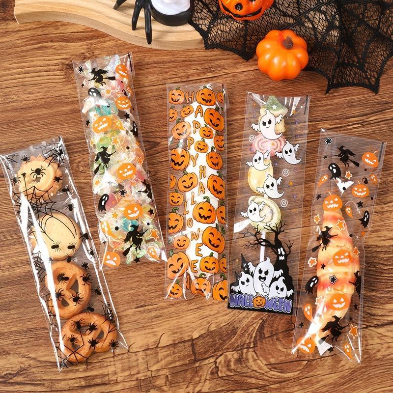 50/100 قطعة من أكياس الهالوين  - مراجعة Packaging وسعره
