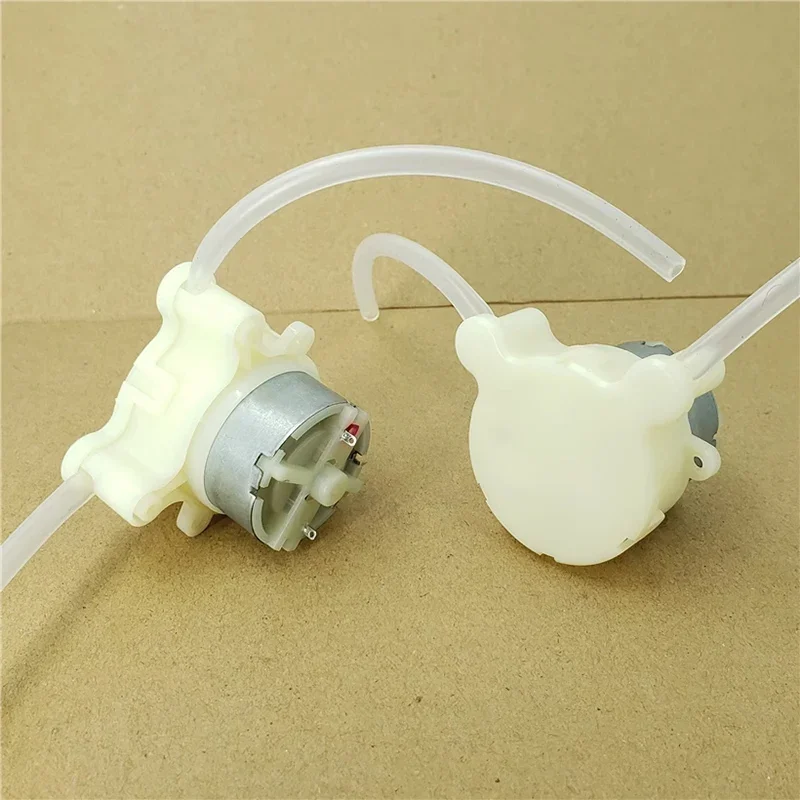 مضخة تمعجية صغيرة بتيار مستمر  - مراجعة Mini Peristaltic Pump 12V وسعره