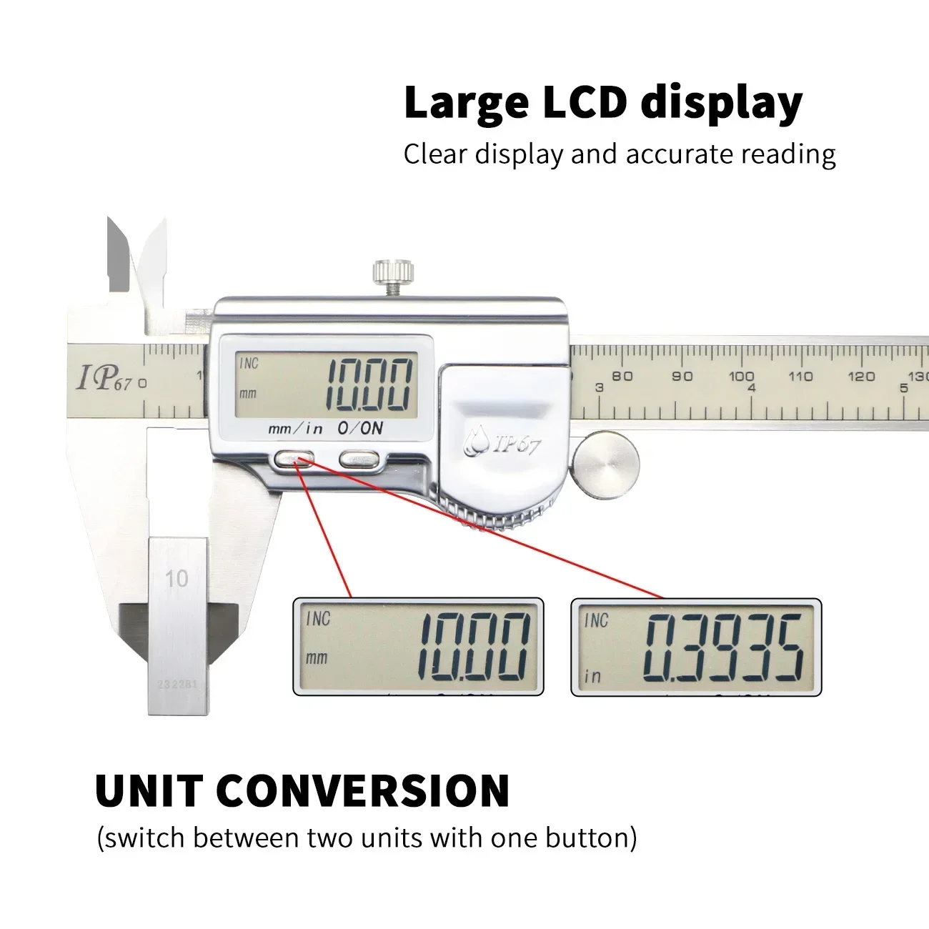150 مللي متر IP67 مقاوم للماء  - مراجعة Digital Caliper 150Mm Stainless Steel وسعره